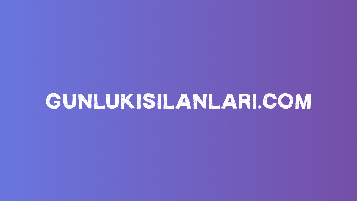 Günlük iş ilanları